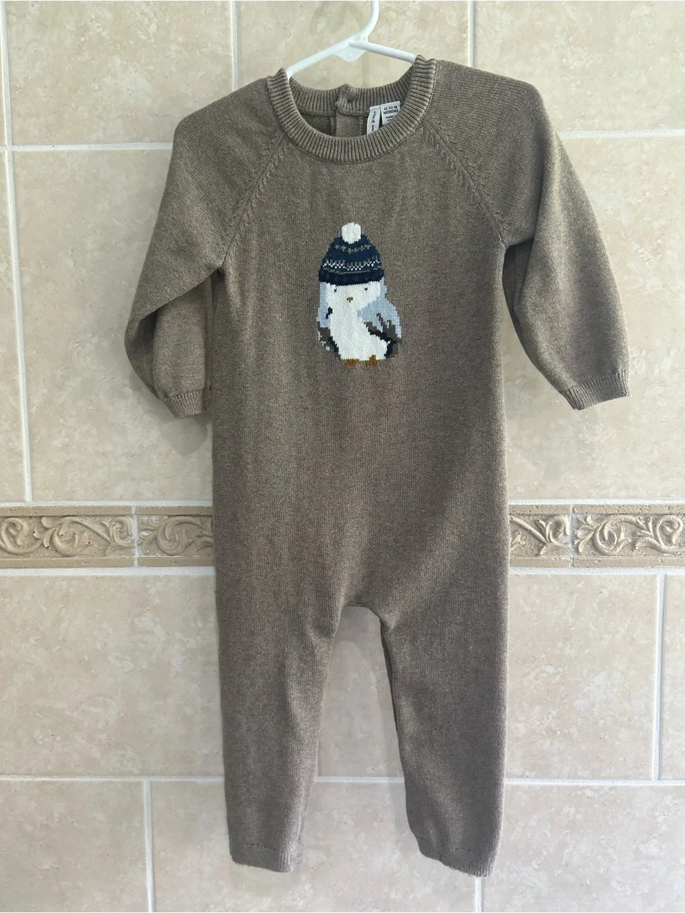 Janie and Jack Owl Sweater Romper